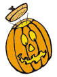 Gif zucca divertente di Halloween