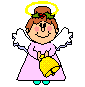 Gif di Natale: angeli