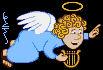 Gif di Natale: angeli