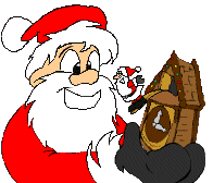 Gif di Natale: babbo natale