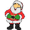 Gif di Natale: babbo natale