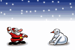 Gif di Natale: babbo natale